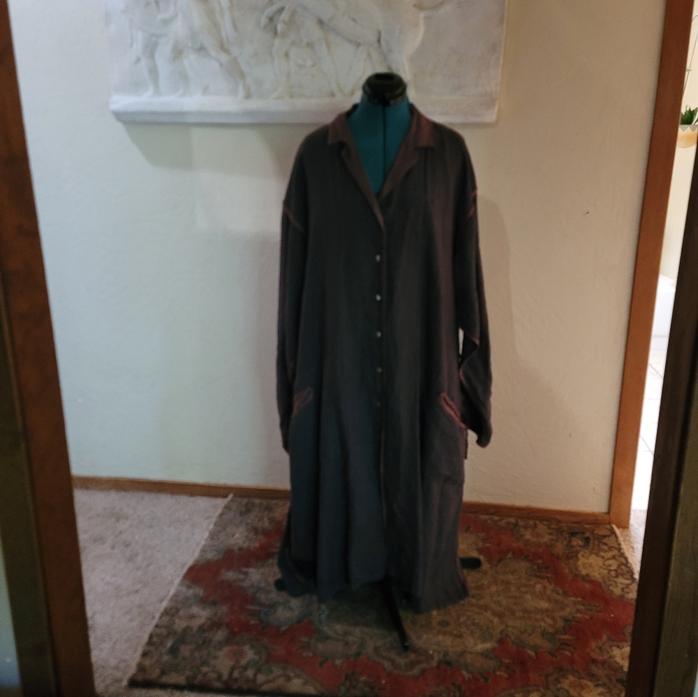 CYNTHIA ASHBY Linen/Silk Dress